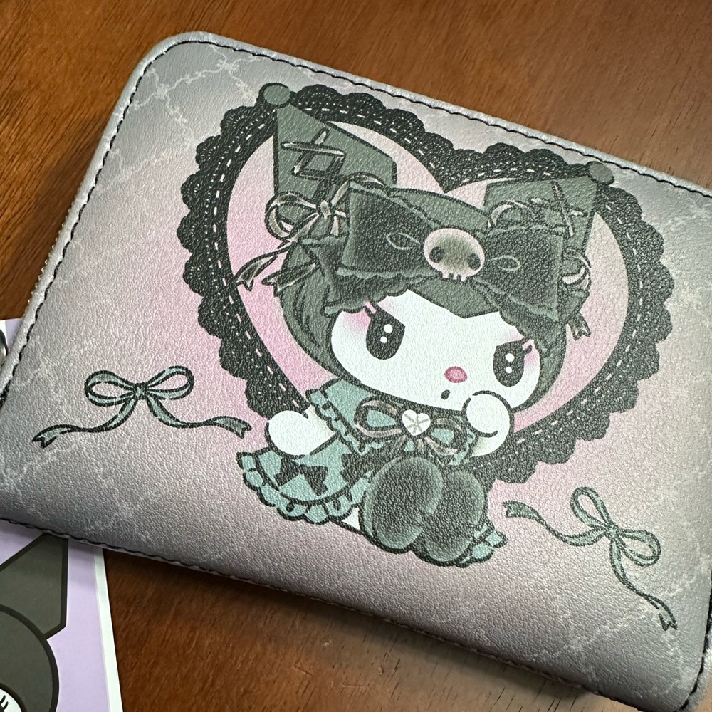 Sanrio Kuromi Lolita Zip Wallet - Picture 3 of 7